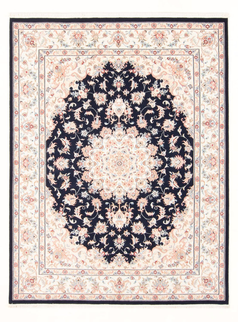 Persisk tæppe - Tabriz - Royal - 200 x 149 cm - mørkeblå