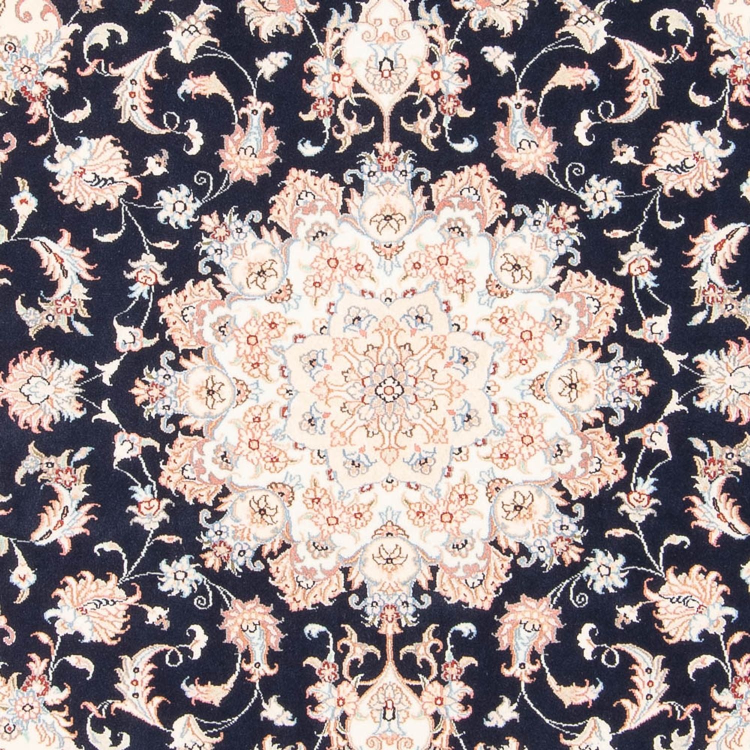 Persisk tæppe - Tabriz - Royal - 200 x 149 cm - mørkeblå