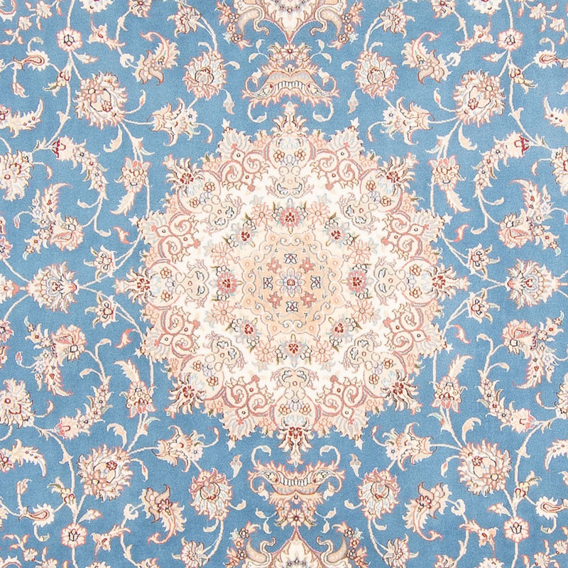 Persisk tæppe - Tabriz - Royal - 300 x 200 cm - lyseblå