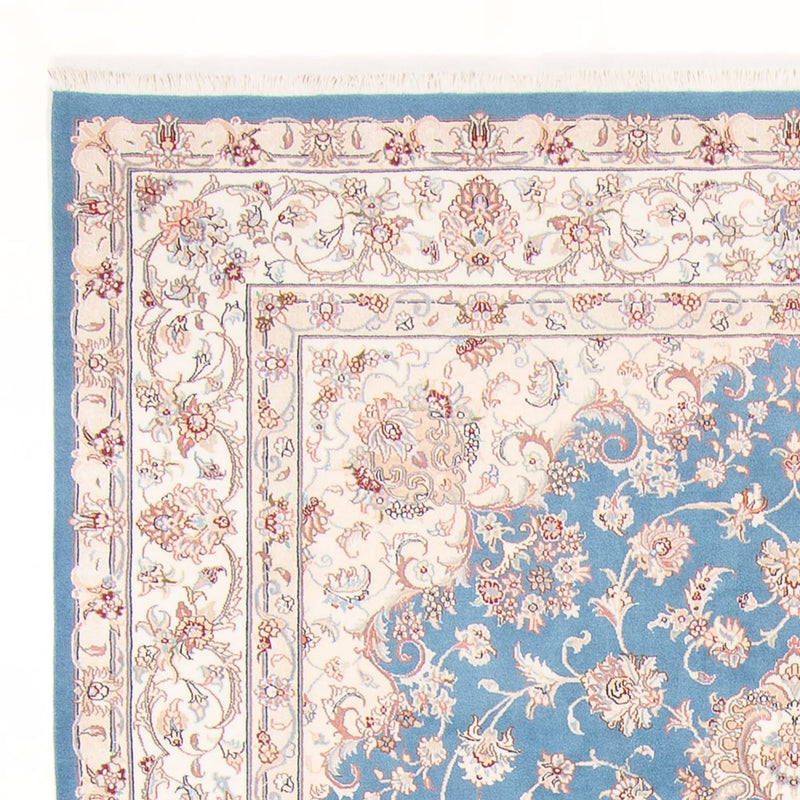Persisk tæppe - Tabriz - Royal - 300 x 200 cm - lyseblå