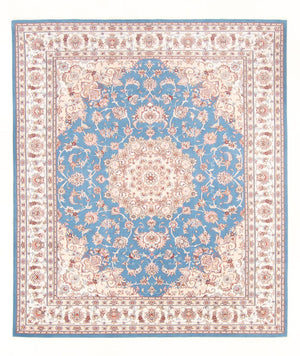 Persisk tæppe - Tabriz - Royal - 253 x 197 cm - lyseblå
