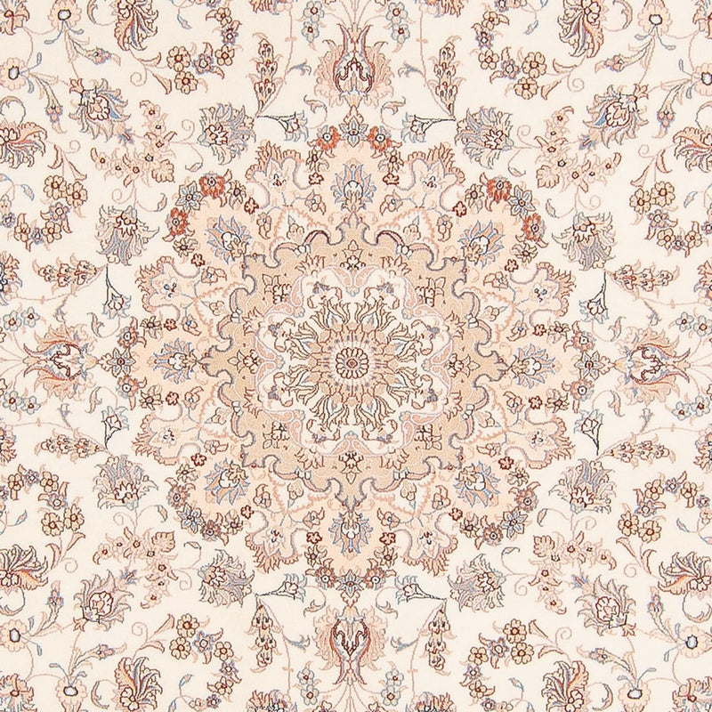Persisk tæppe - Tabriz - Royal rundt  - 248 x 248 cm - creme