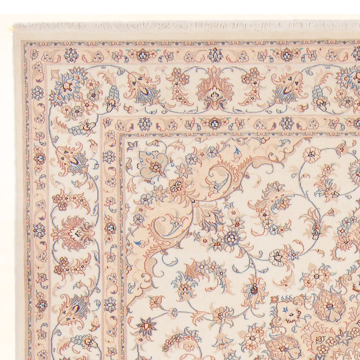 Persisk tæppe - Tabriz - Royal firkantet  - 211 x 198 cm - creme