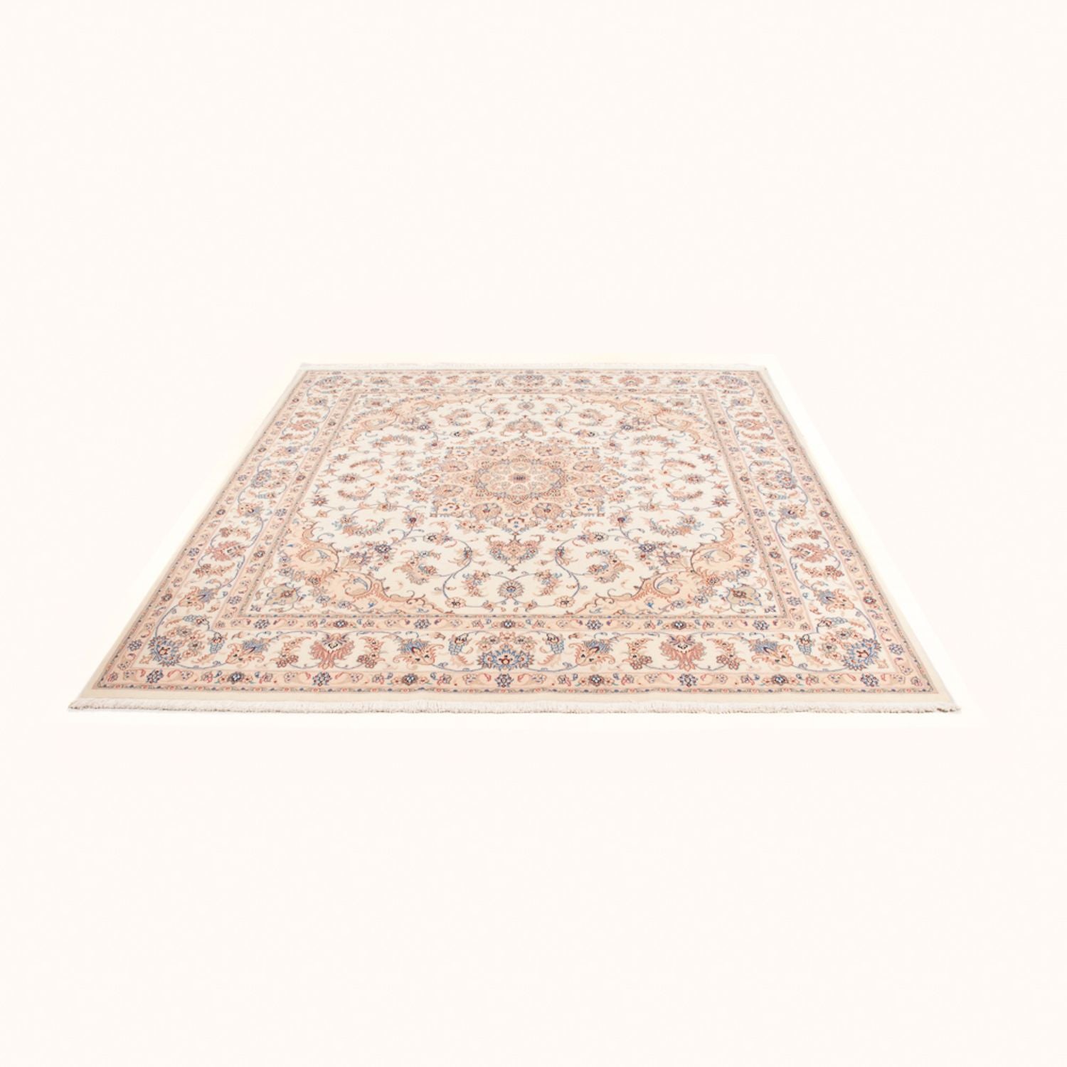 Persisk tæppe - Tabriz - Royal firkantet  - 211 x 198 cm - creme