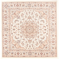 Persisk tæppe - Tabriz - Royal firkantet  - 208 x 197 cm - creme