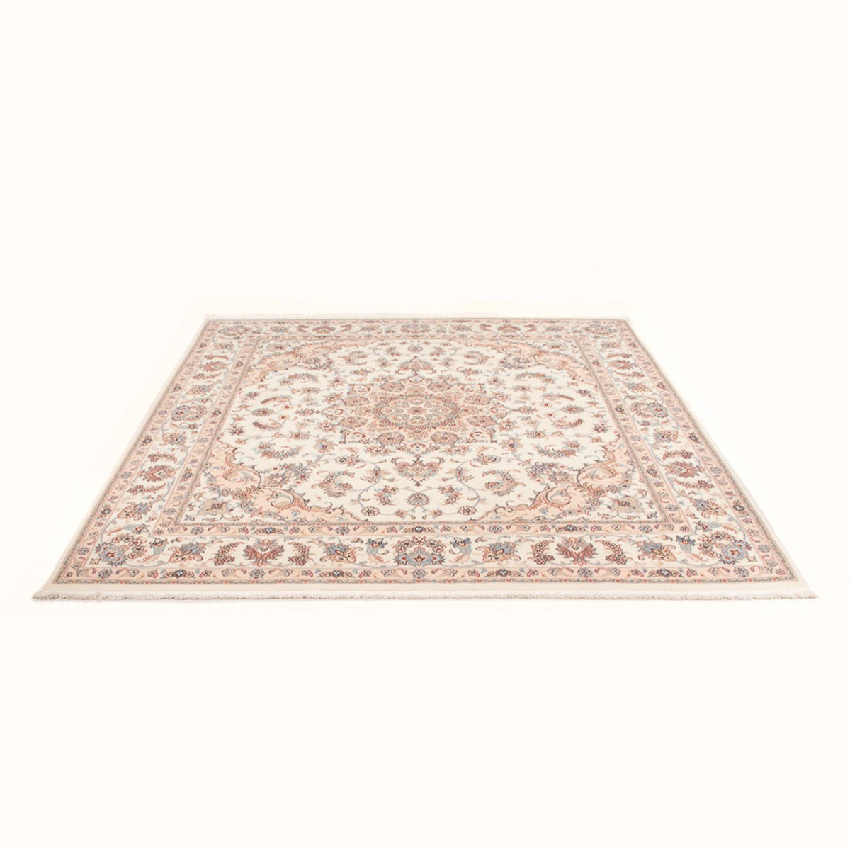 Persisk tæppe - Tabriz - Royal firkantet  - 208 x 197 cm - creme
