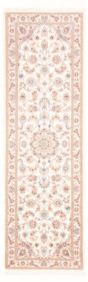 Løber Persisk tæppe - Tabriz - Royal - 254 x 81 cm - creme