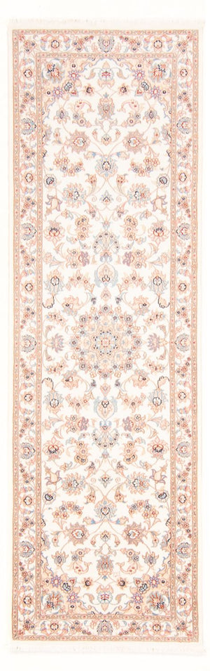 Løber Persisk tæppe - Tabriz - Royal - 254 x 81 cm - creme