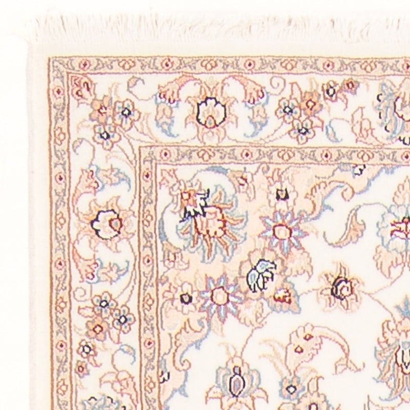 Løber Persisk tæppe - Tabriz - Royal - 254 x 81 cm - creme