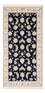 Persisk tæppe - Nain - Premium - 148 x 74 cm - mørkeblå