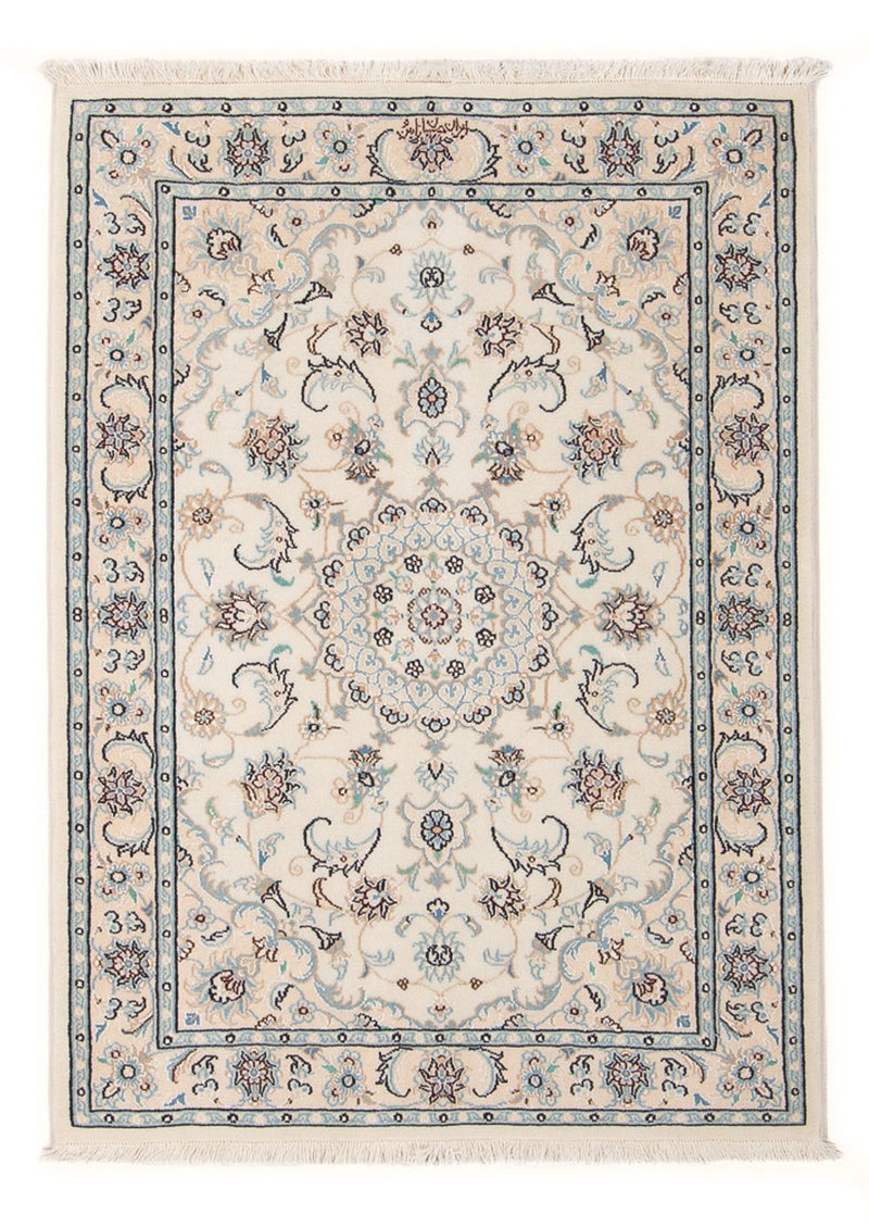 Persisk tæppe - Nain - Premium - 120 x 80 cm - creme