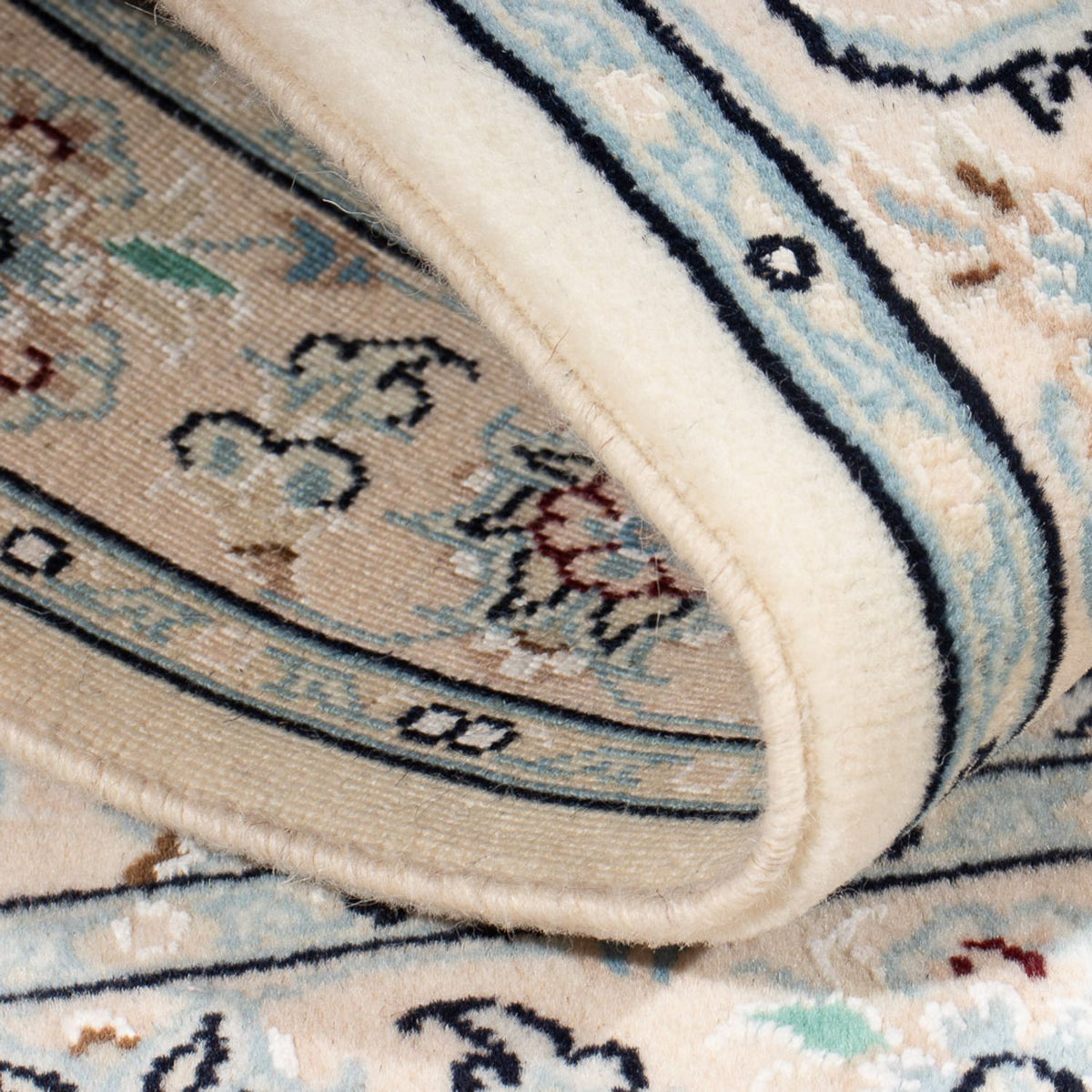 Persisk tæppe - Nain - Premium - 120 x 80 cm - creme