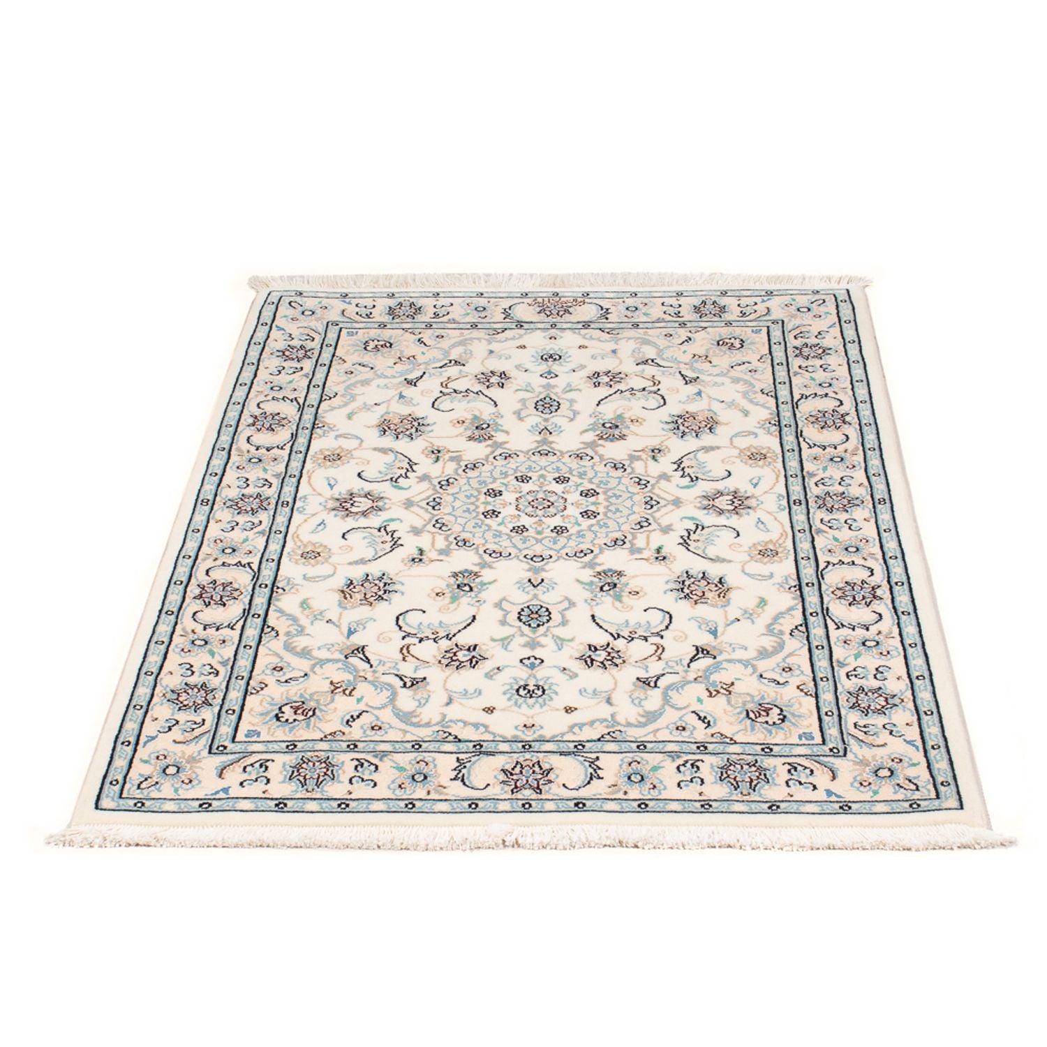 Persisk tæppe - Nain - Premium - 120 x 80 cm - creme