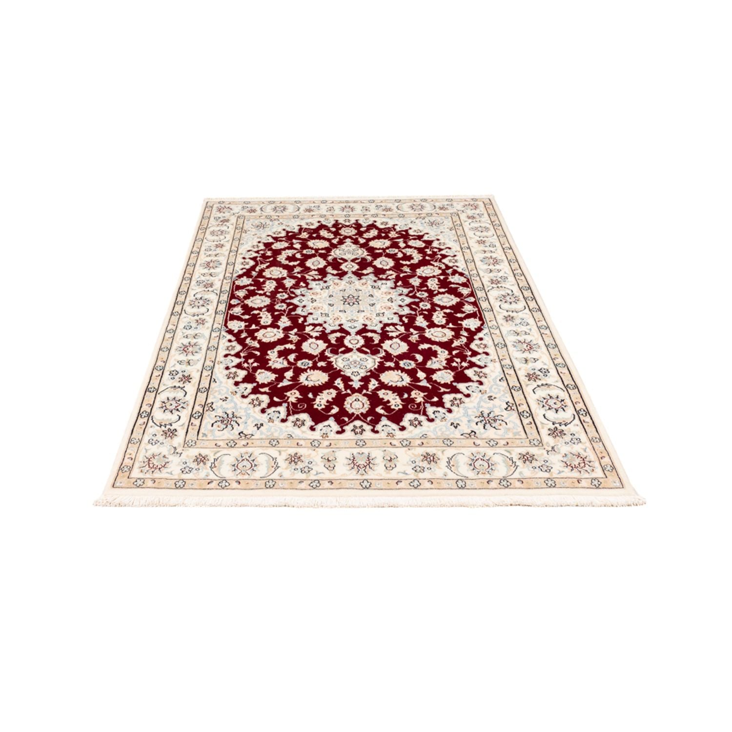 Persisk tæppe - Nain - Premium - 178 x 122 cm - rød