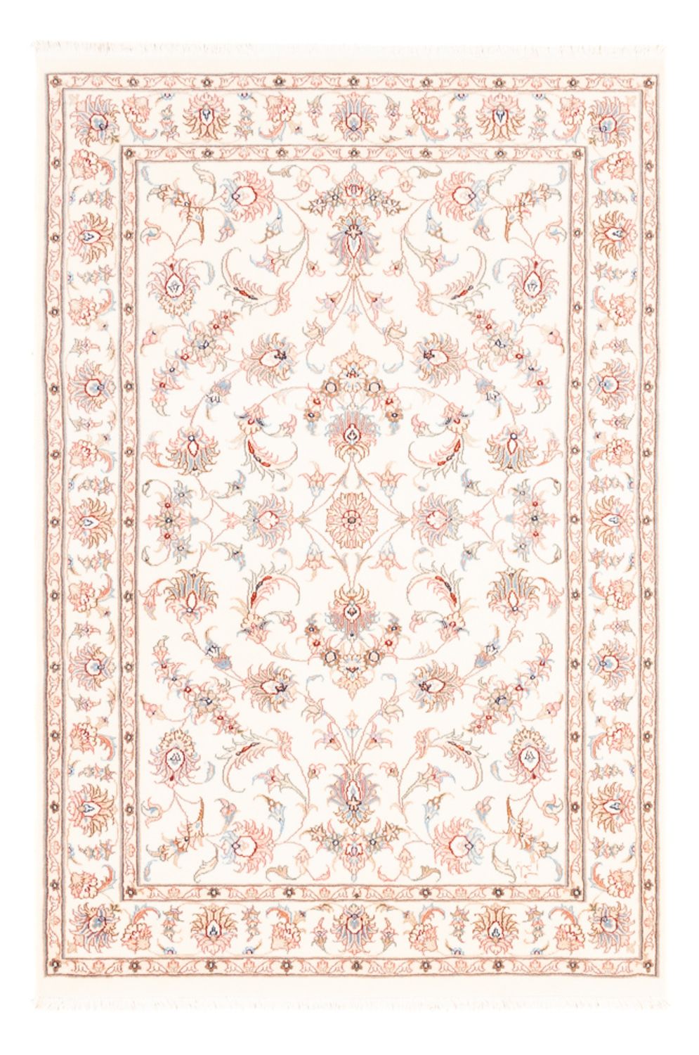 Persisk tæppe - Tabriz - 156 x 106 cm - creme