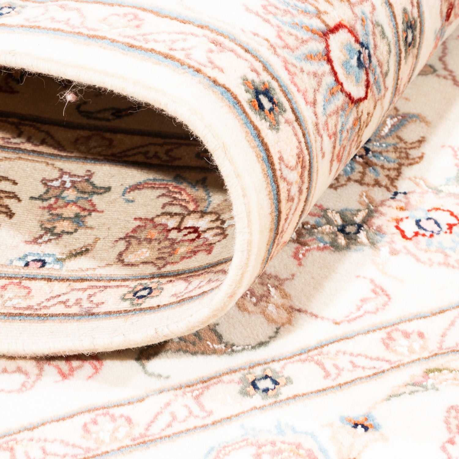 Persisk tæppe - Tabriz - 156 x 106 cm - creme