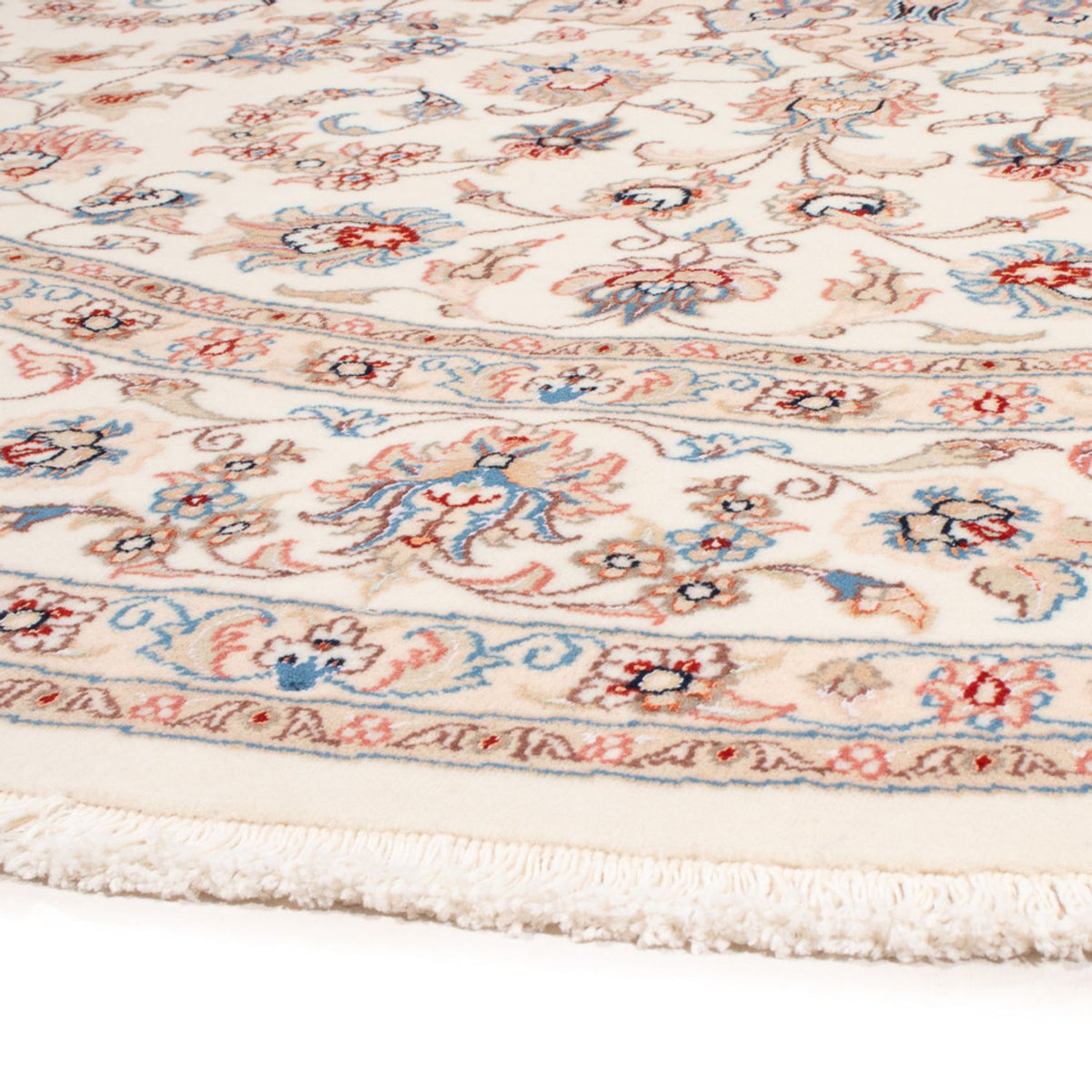Persisk tæppe - Tabriz - Royal rundt  - 199 x 197 cm - creme