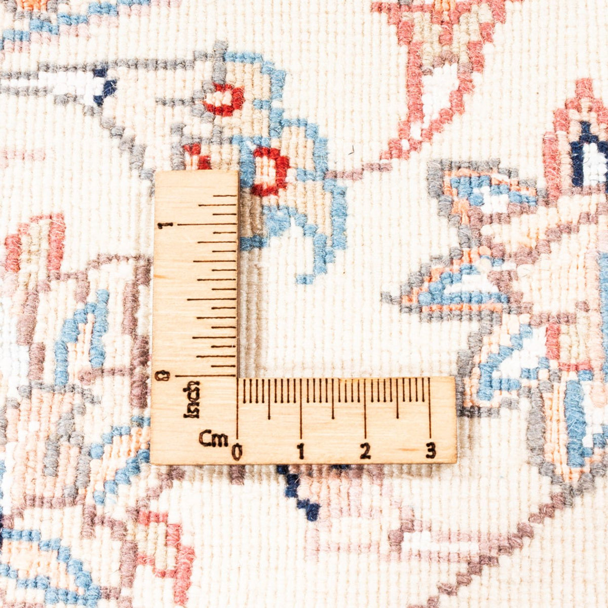 Persisk tæppe - Tabriz rundt  - 152 x 146 cm - creme