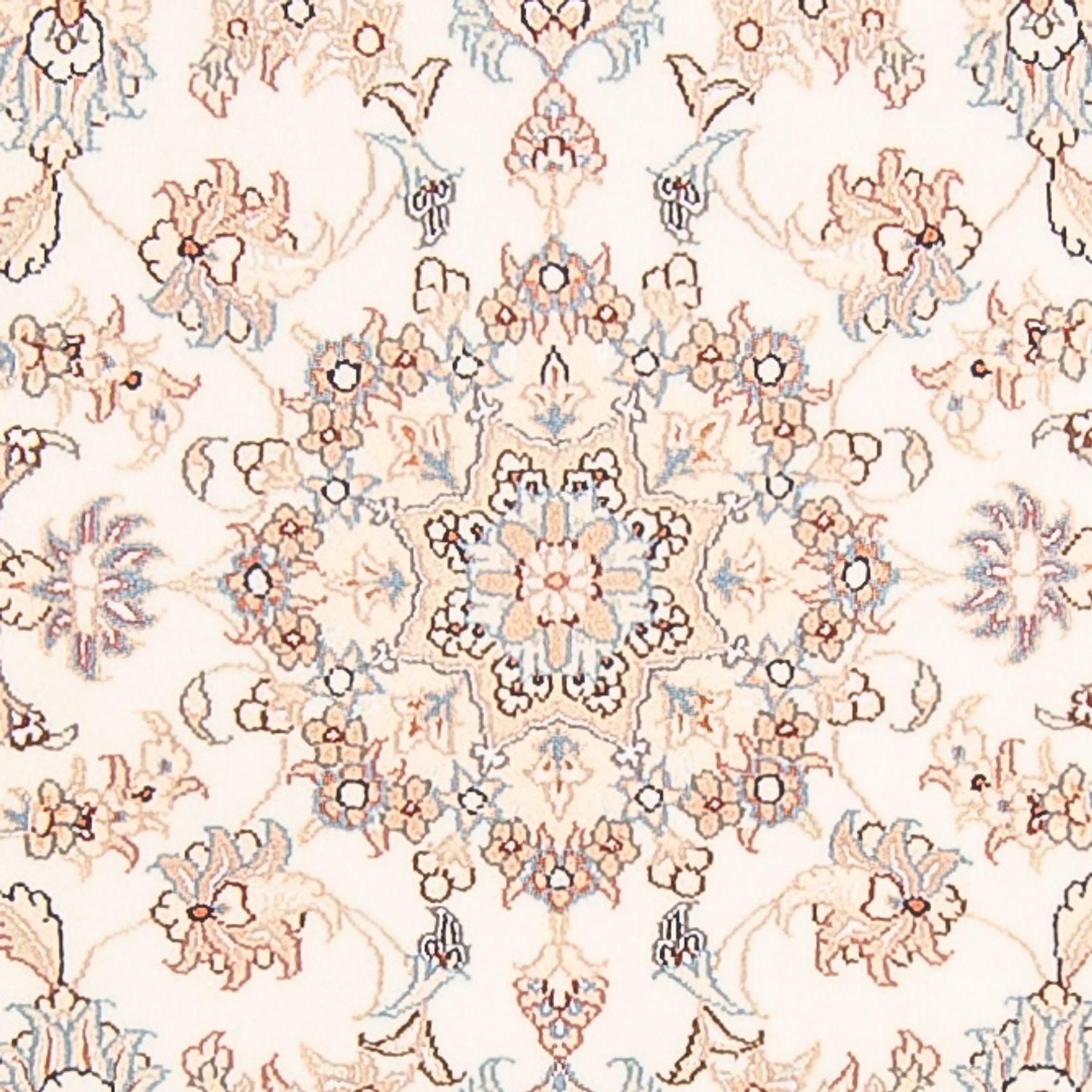 Løber Persisk tæppe - Tabriz - Royal - 250 x 80 cm - creme