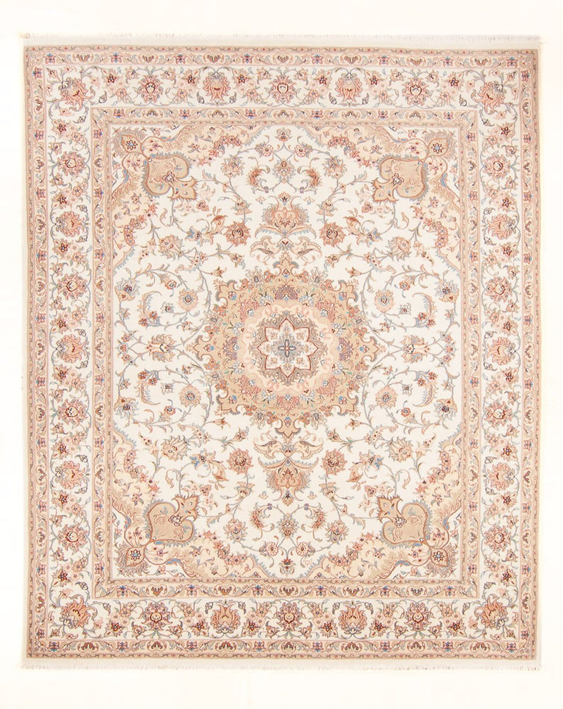 Persisk tæppe - Tabriz - Royal - 252 x 200 cm - creme