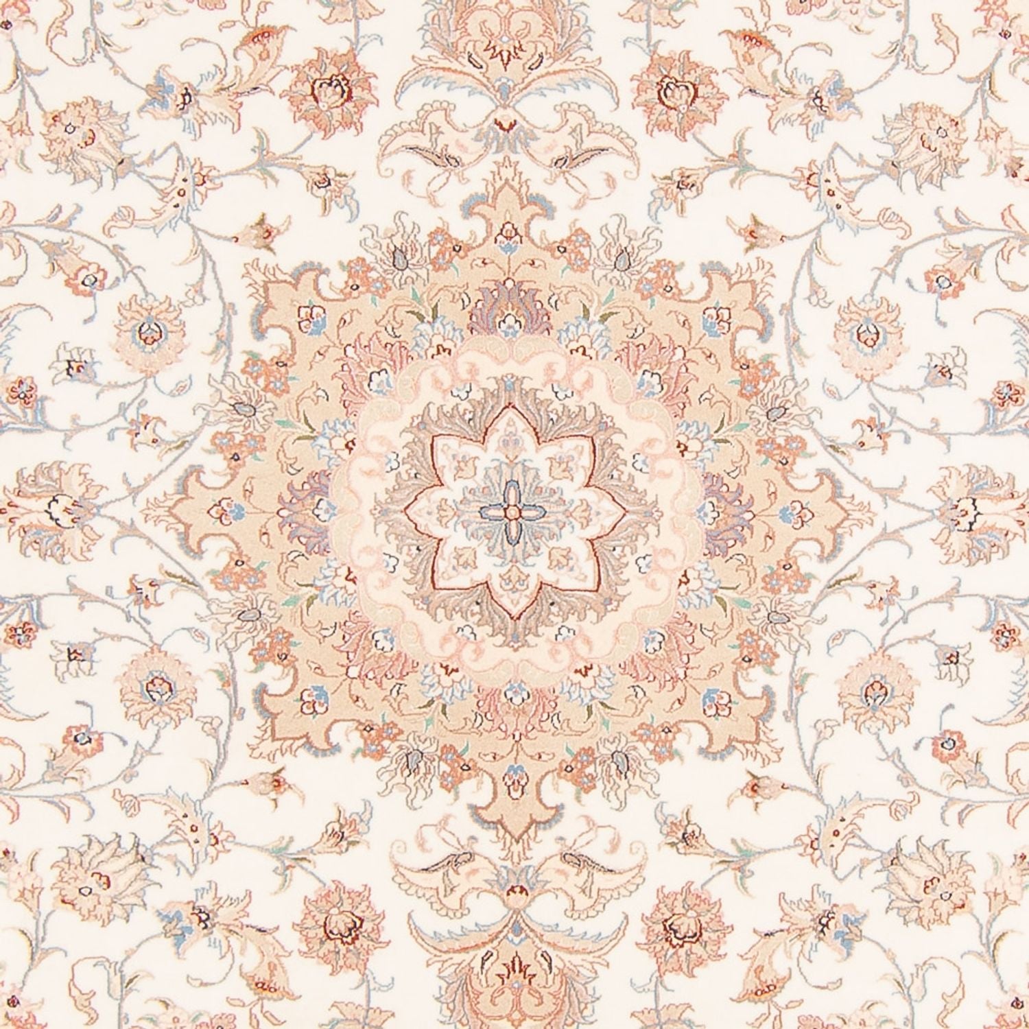 Persisk tæppe - Tabriz - Royal - 252 x 200 cm - creme