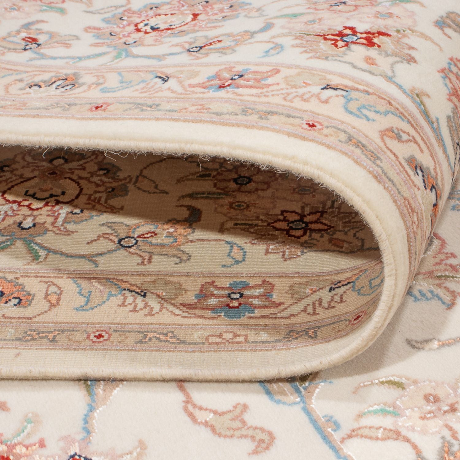 Persisk tæppe - Tabriz - Royal - 252 x 200 cm - creme