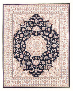 Persisk tæppe - Tabriz - Royal - 250 x 198 cm - mørkeblå