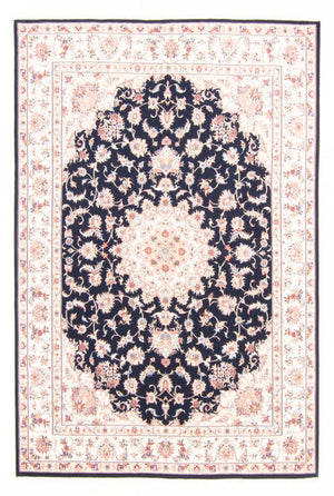 Persisk tæppe - Tabriz - Royal - 233 x 168 cm - mørkeblå