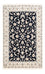 Persisk tæppe - Nain - Premium - 182 x 120 cm - mørkeblå