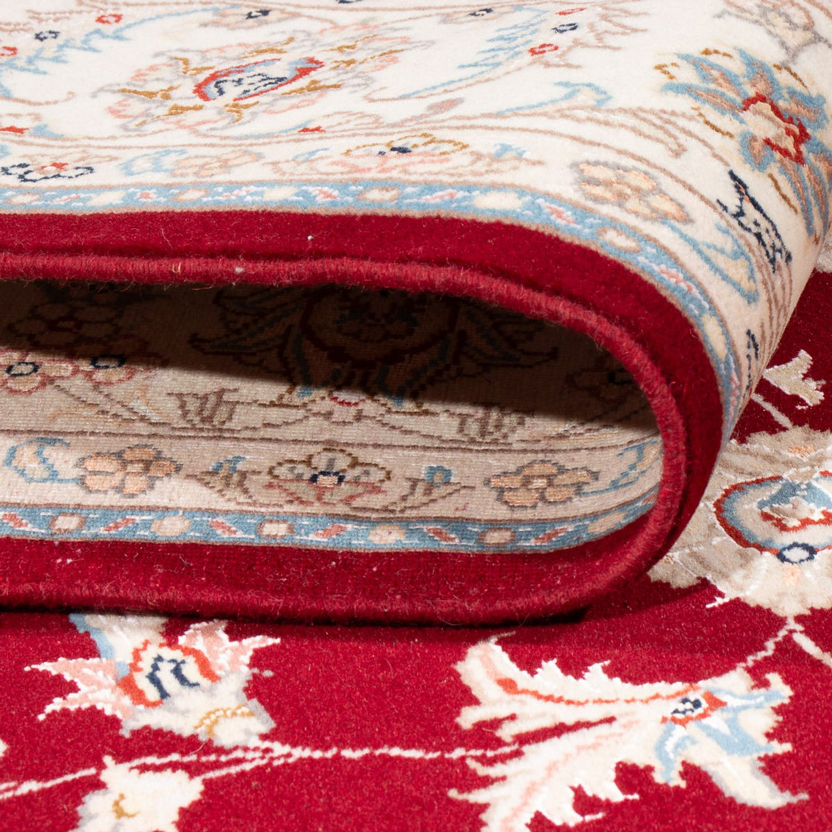 Persisk tæppe - Tabriz - Royal - 200 x 150 cm - rød