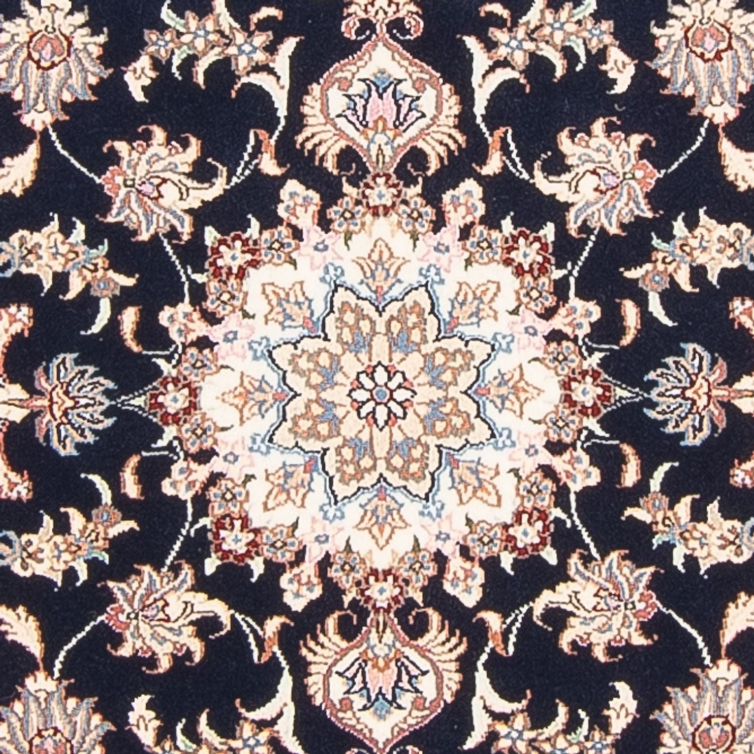 Løber Persisk tæppe - Tabriz - Royal - 208 x 82 cm - mørkeblå