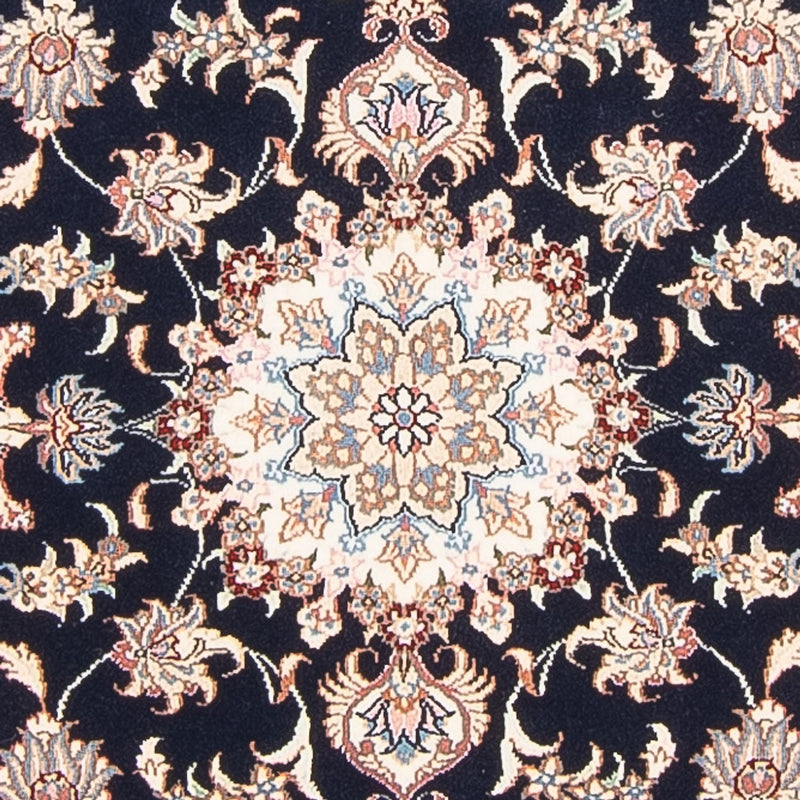 Løber Persisk tæppe - Tabriz - Royal - 208 x 82 cm - mørkeblå
