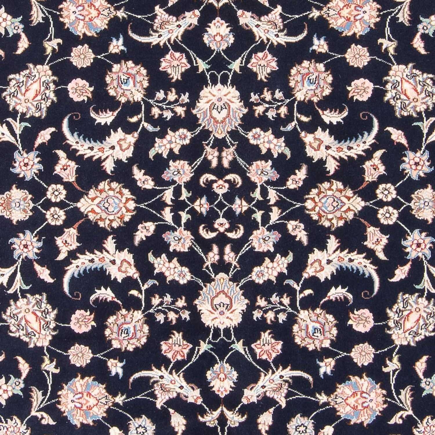 Persisk tæppe - Tabriz - Royal - 201 x 153 cm - mørkeblå