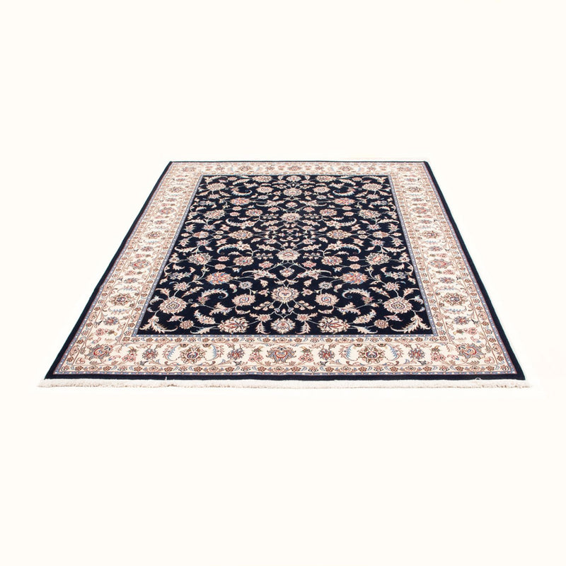 Persisk tæppe - Tabriz - Royal - 201 x 153 cm - mørkeblå