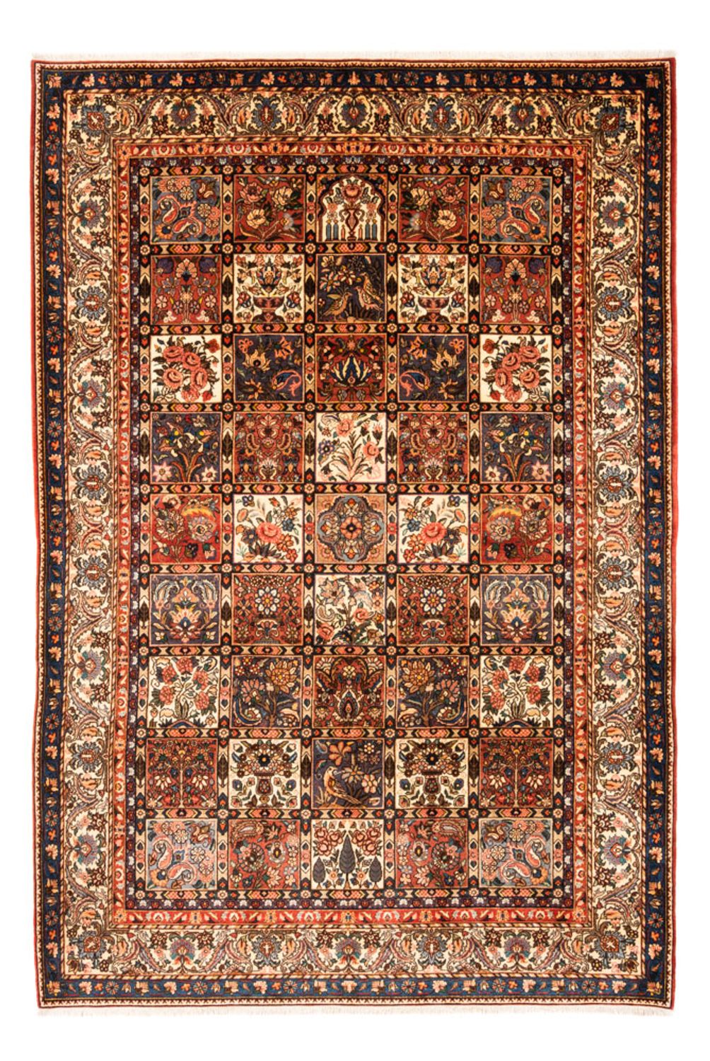 Persisk tæppe - Nomadisk - 305 x 210 cm - mørk beige