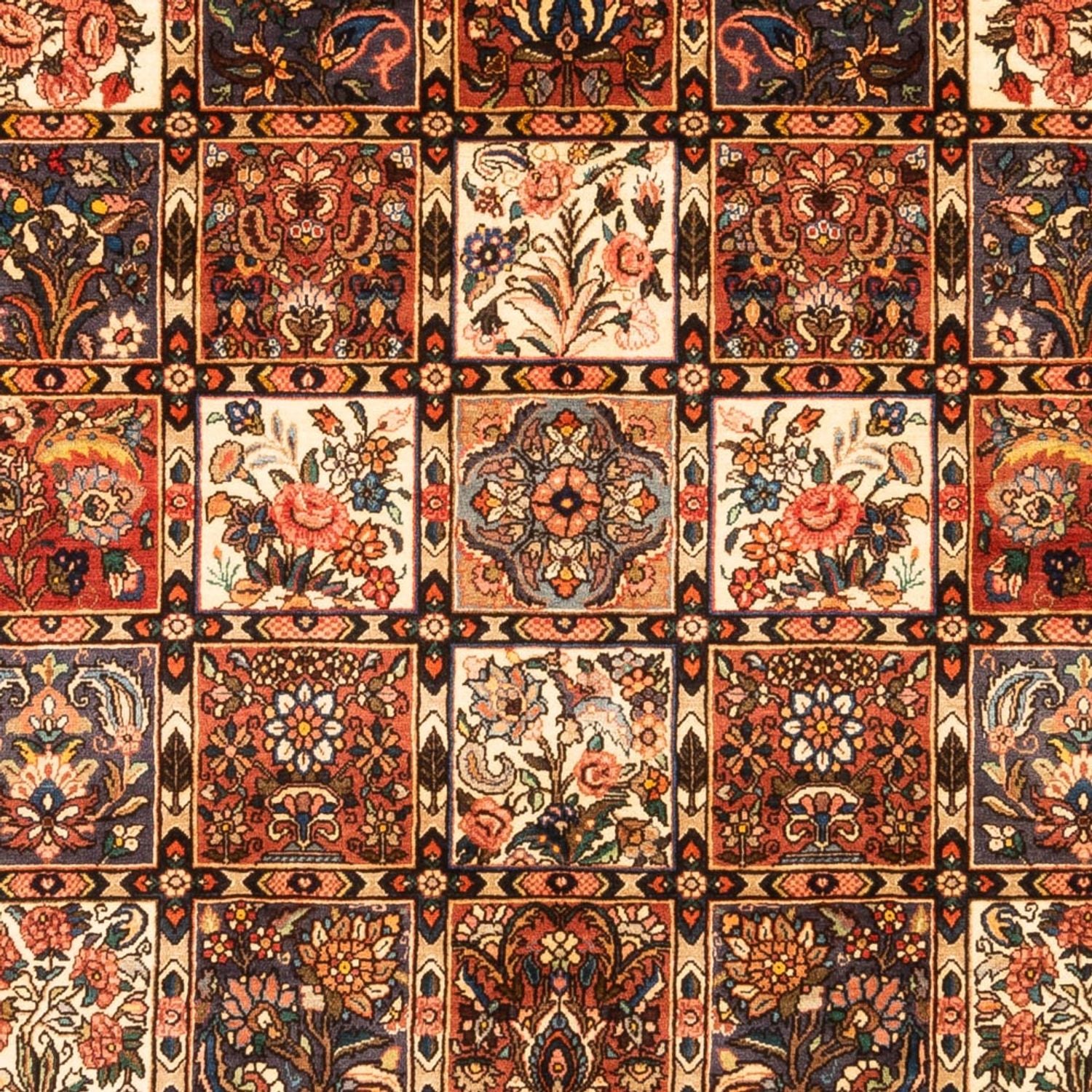 Persisk tæppe - Nomadisk - 305 x 210 cm - mørk beige