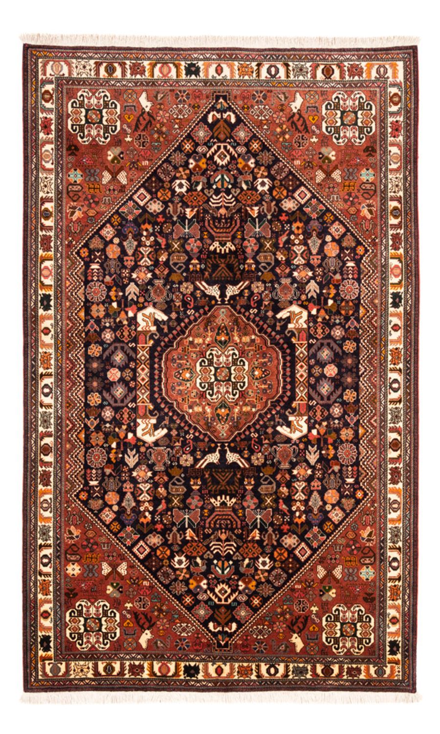 Persisk tæppe - Nomadisk - 250 x 160 cm - mørkeblå