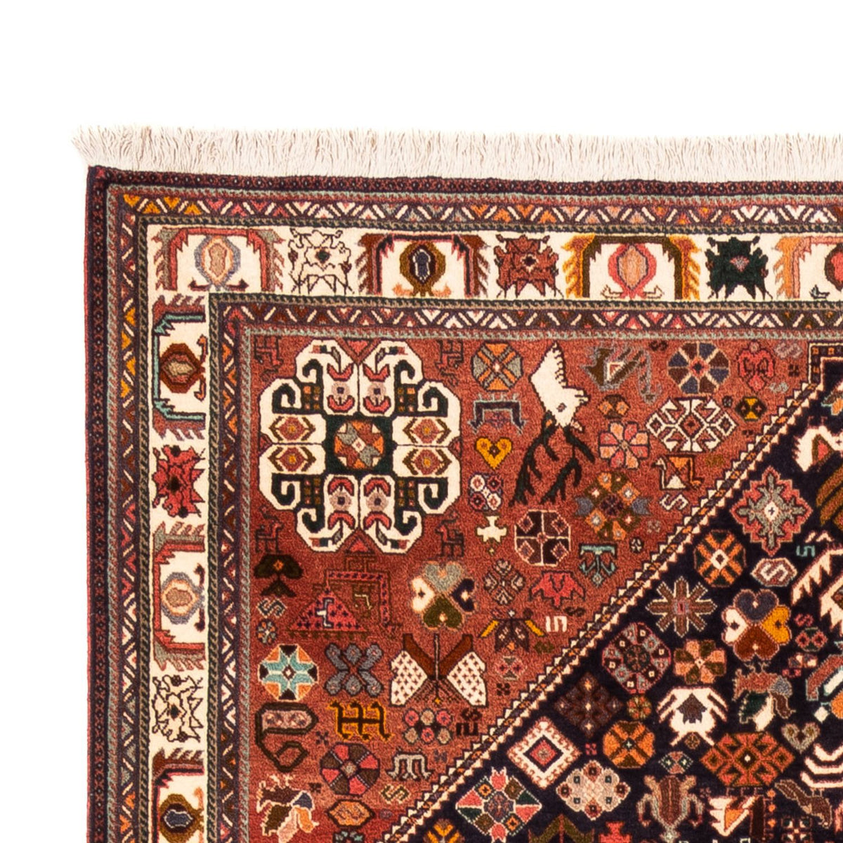 Persisk tæppe - Nomadisk - 250 x 160 cm - mørkeblå