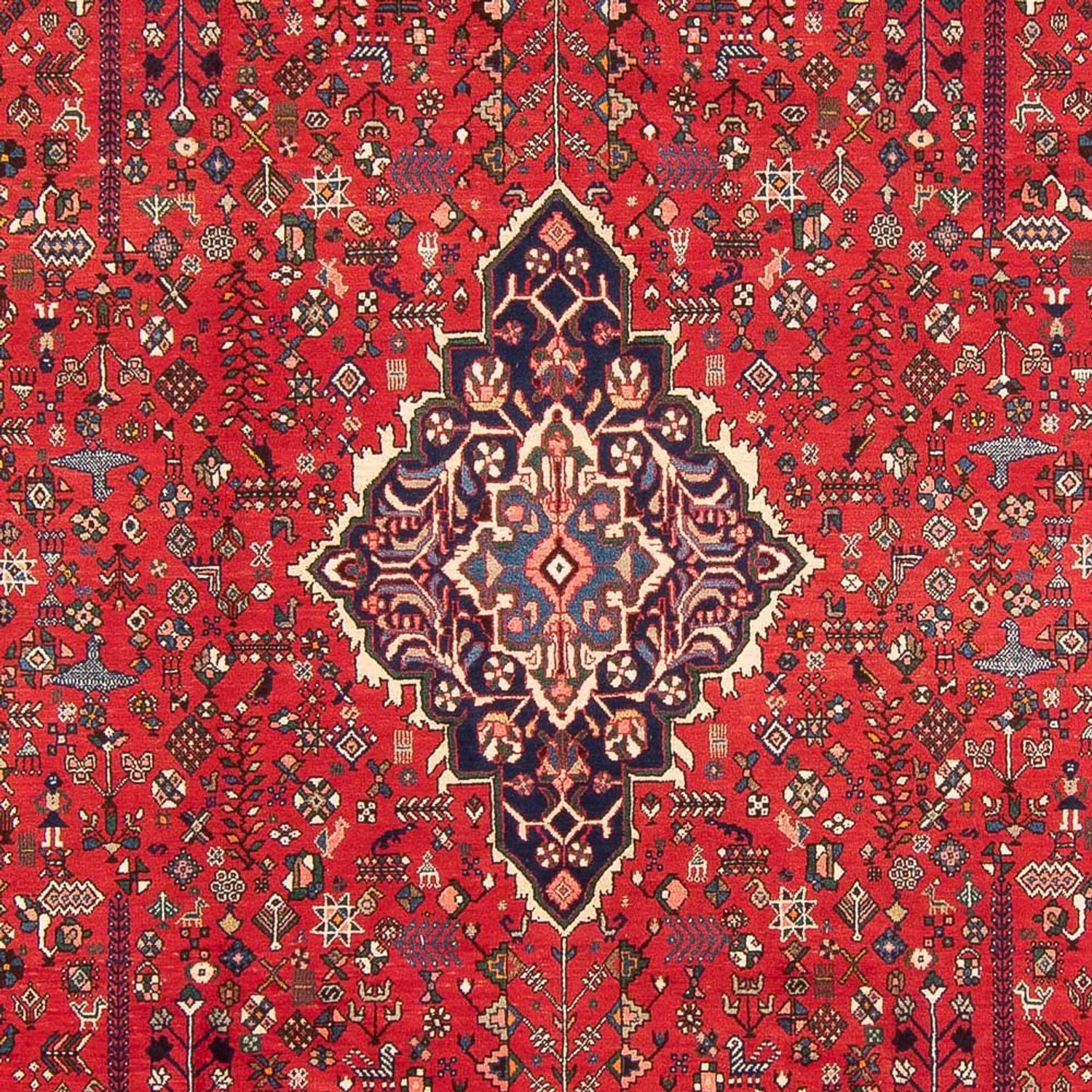 Persisk tæppe - Nomadisk - 310 x 207 cm - rød