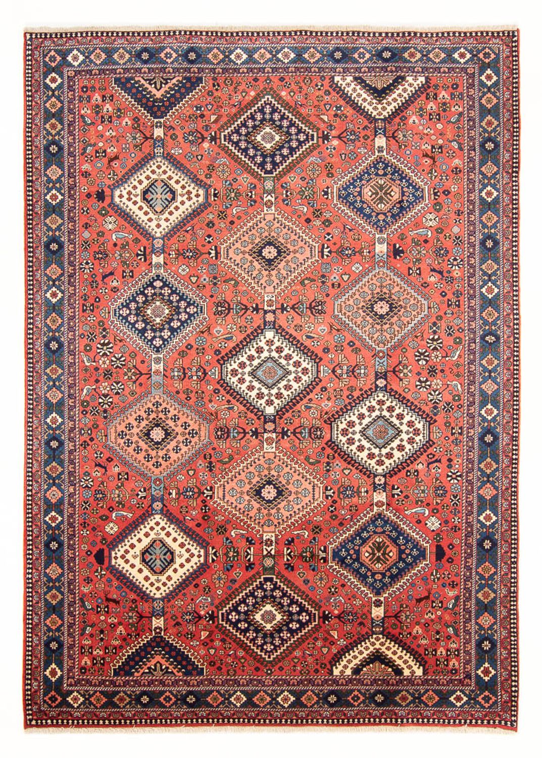 Persisk tæppe - Nomadisk - 288 x 204 cm - rød