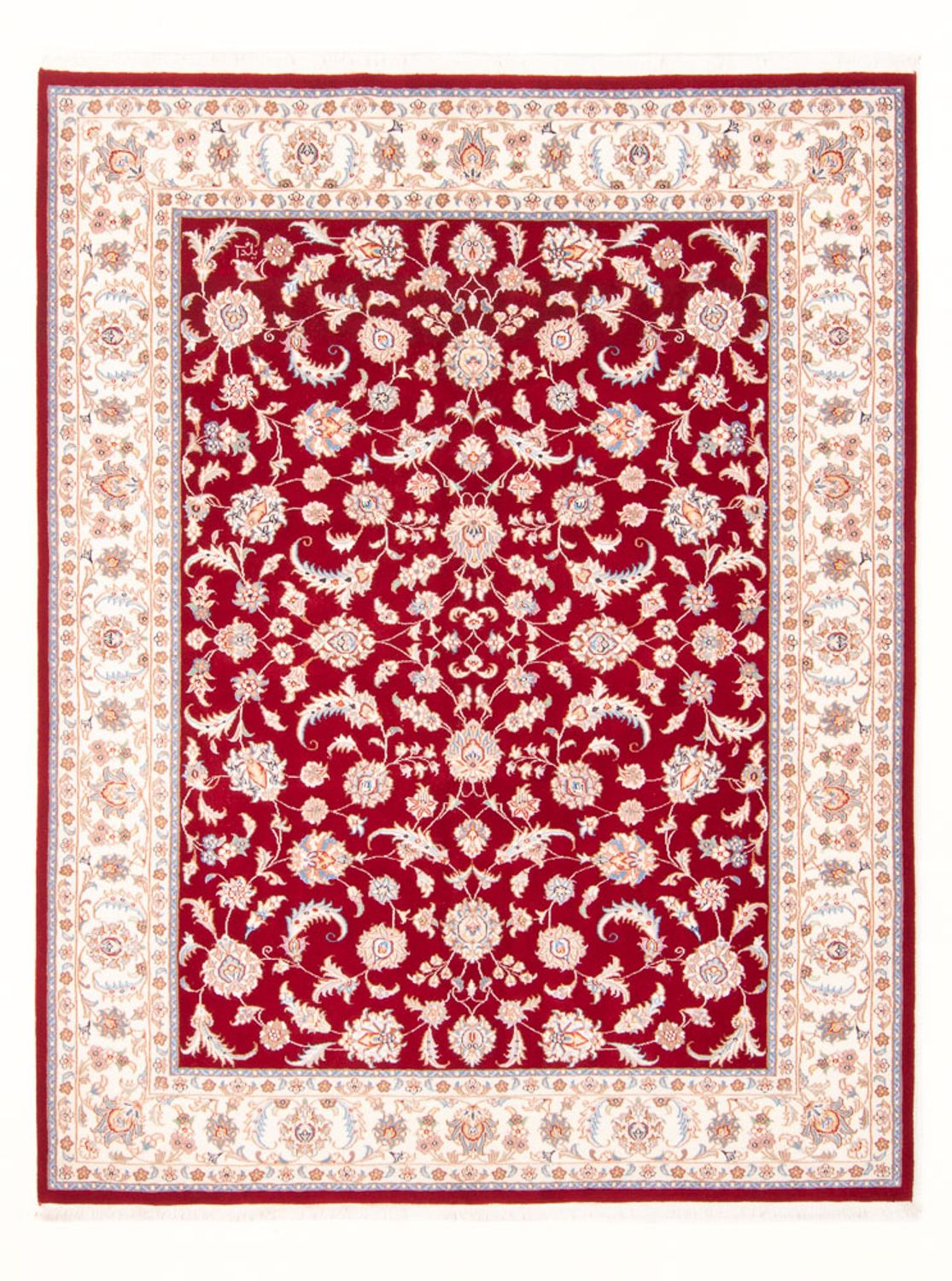 Persisk tæppe - Tabriz - Royal - 200 x 148 cm - rød