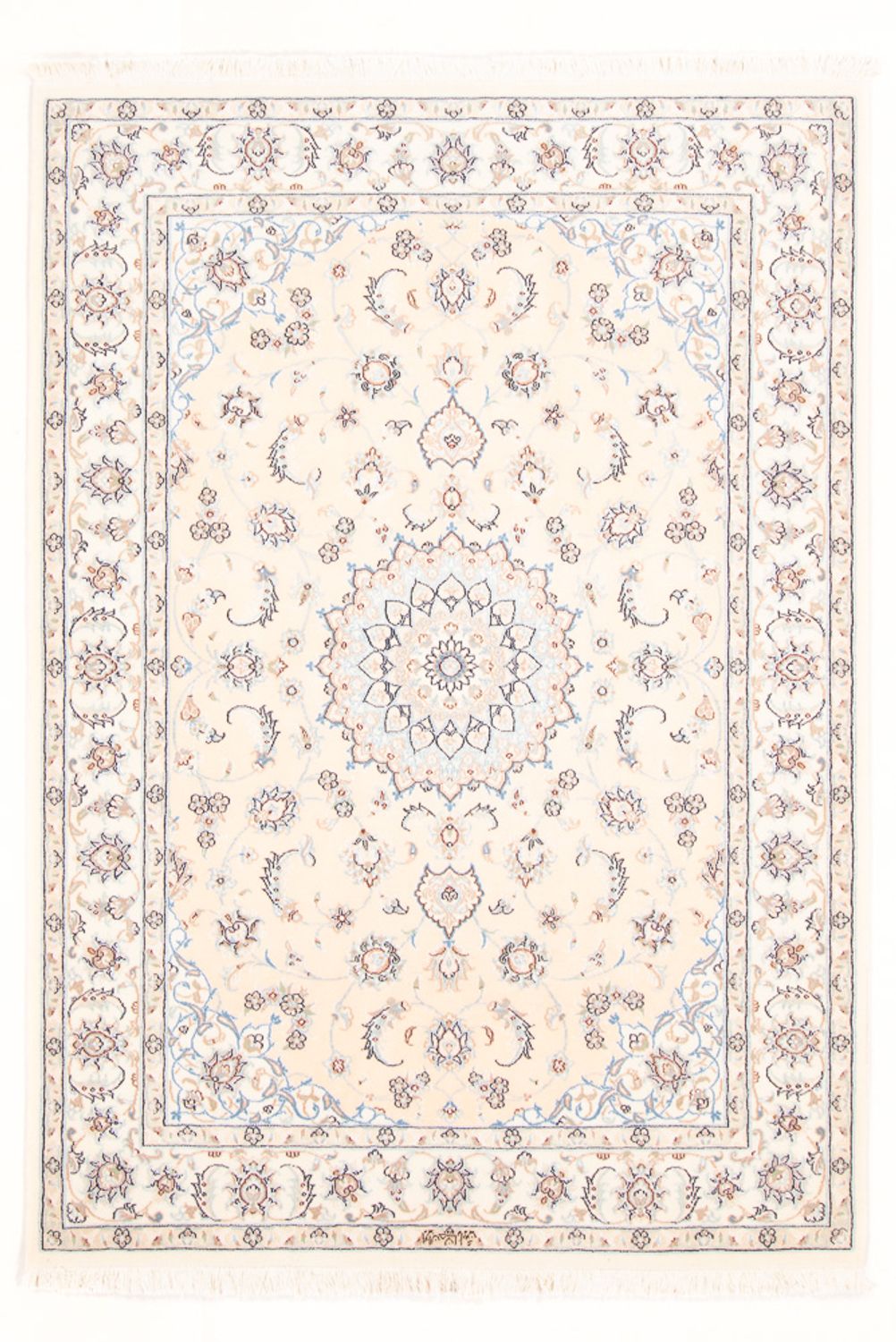 Persisk tæppe - Nain - Royal - 178 x 121 cm - creme