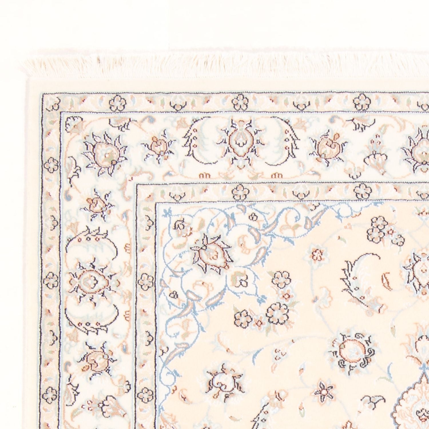 Persisk tæppe - Nain - Royal - 178 x 121 cm - creme