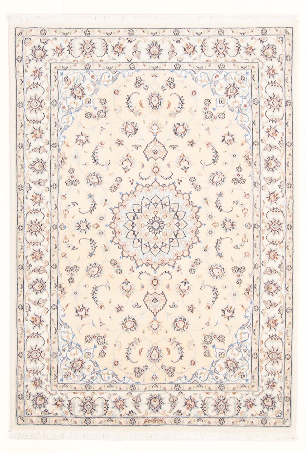 Persisk tæppe - Nain - Royal - 172 x 118 cm - creme