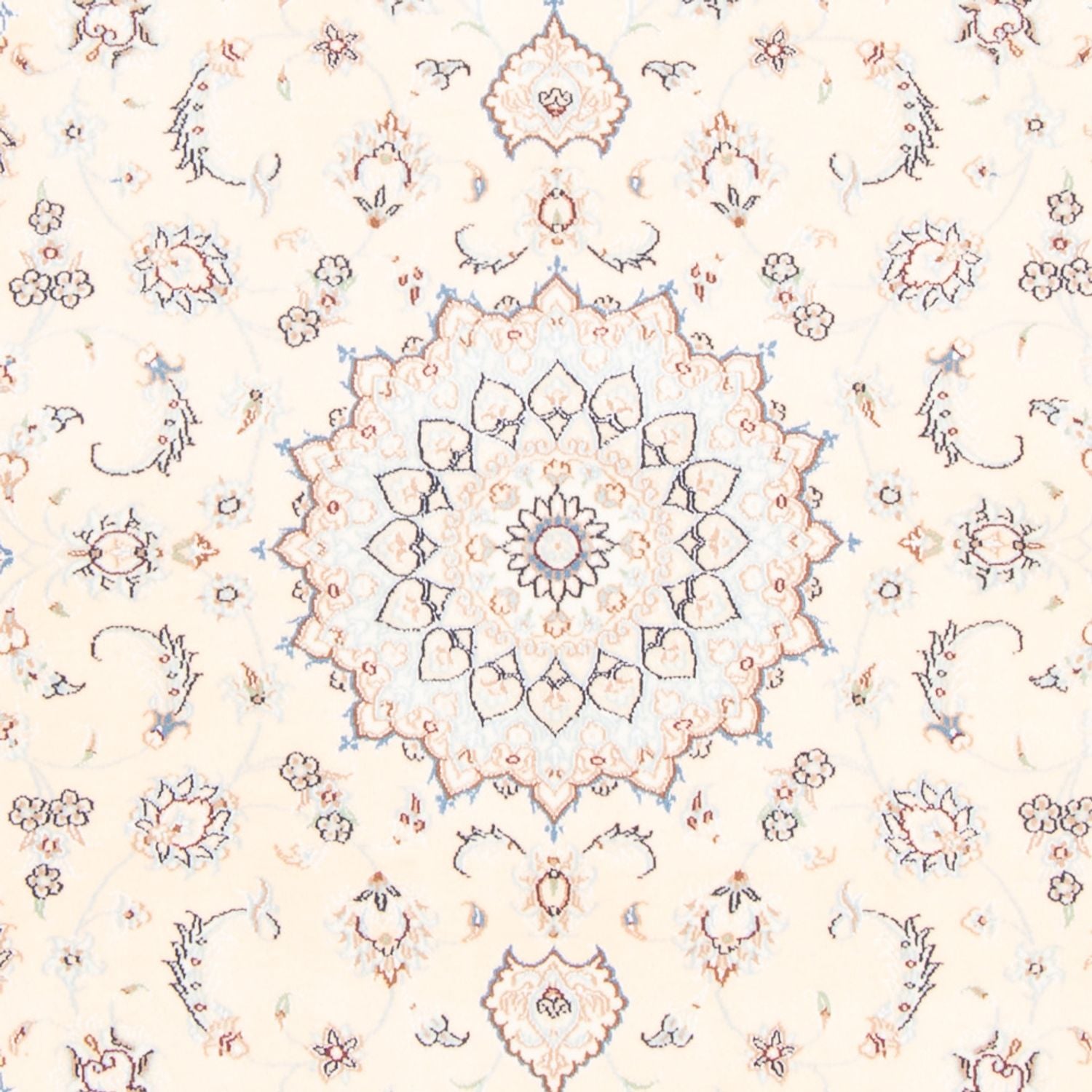 Persisk tæppe - Nain - Royal - 172 x 118 cm - creme