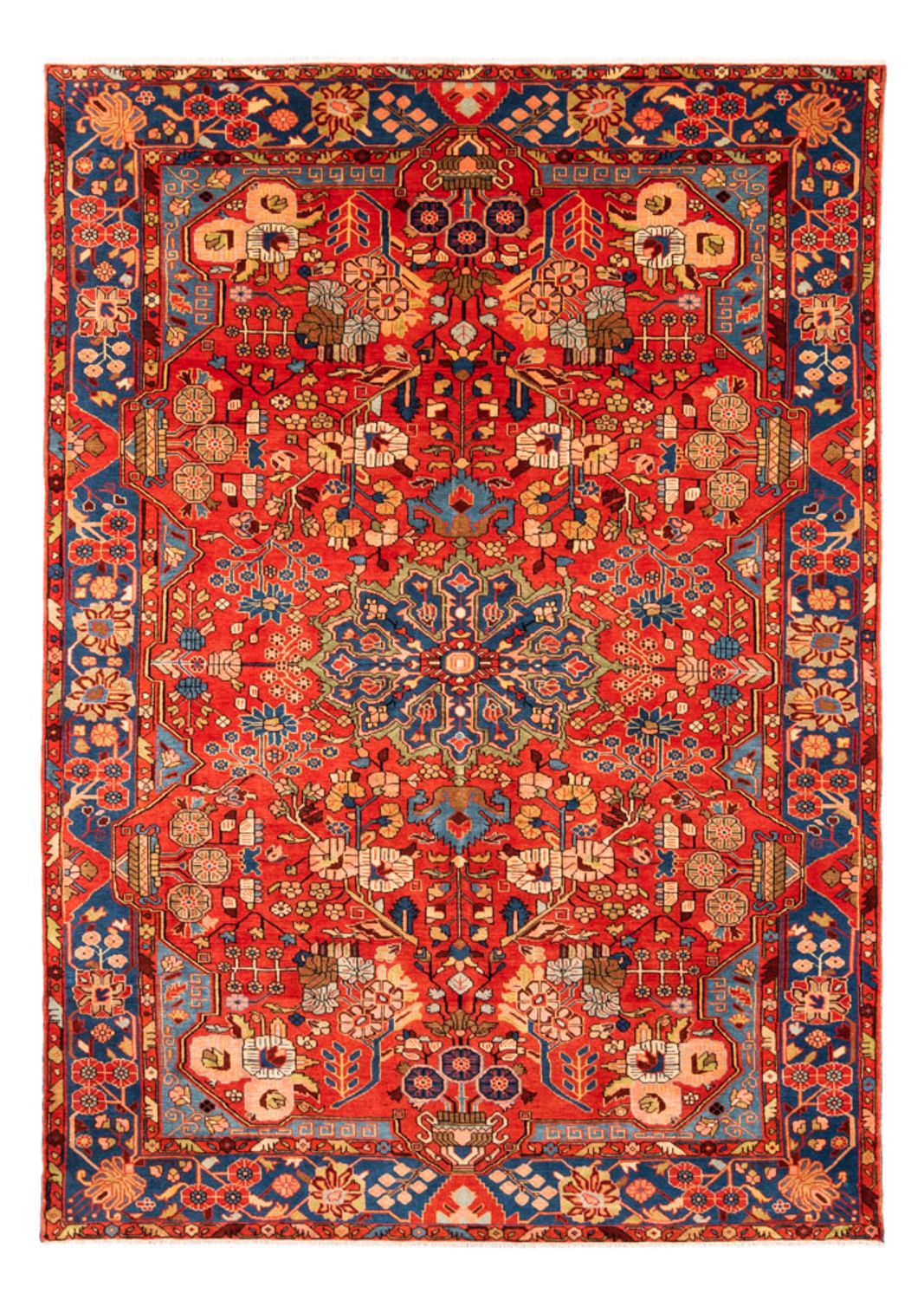 Persisk tæppe - Nomadisk - 286 x 202 cm - rød