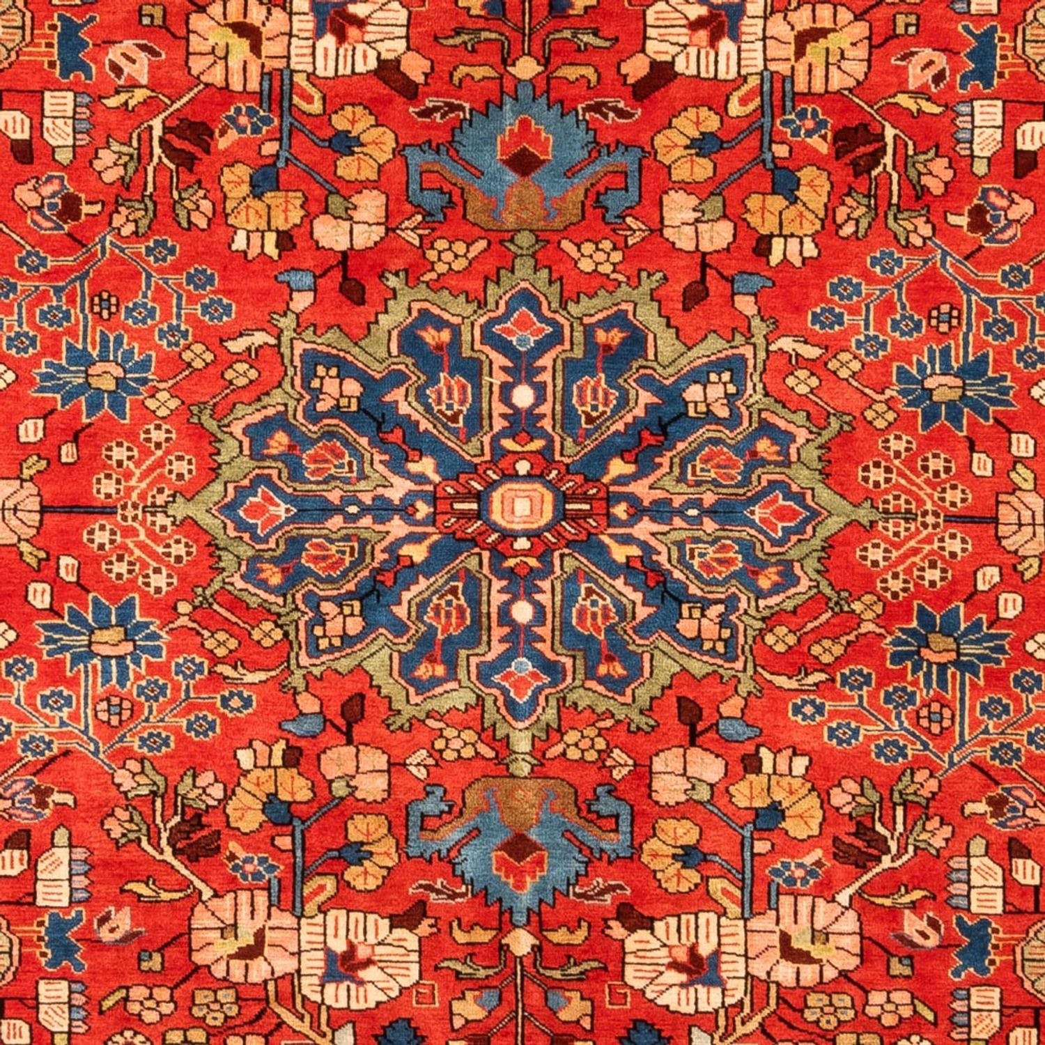 Persisk tæppe - Nomadisk - 286 x 202 cm - rød