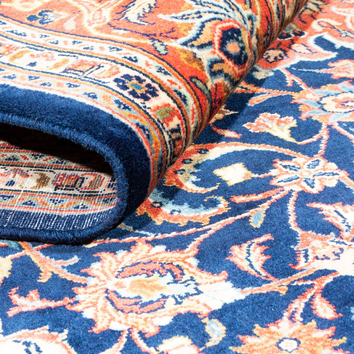 Persisk tæppe - Classic - 255 x 180 cm - mørkeblå