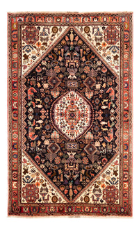 Persisk tæppe - Nomadisk - 252 x 155 cm - mørkeblå