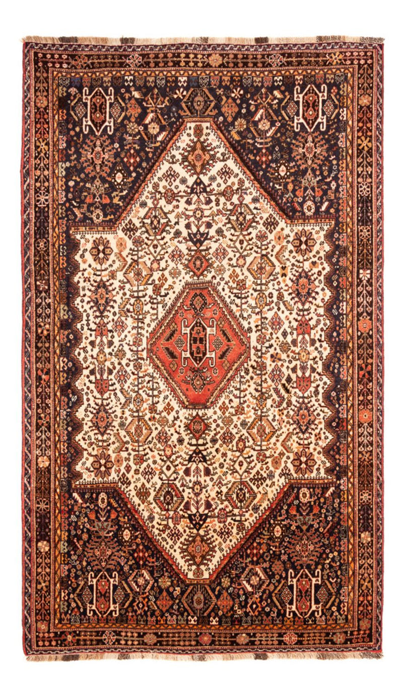 Persisk tæppe - Nomadisk - 252 x 156 cm - creme